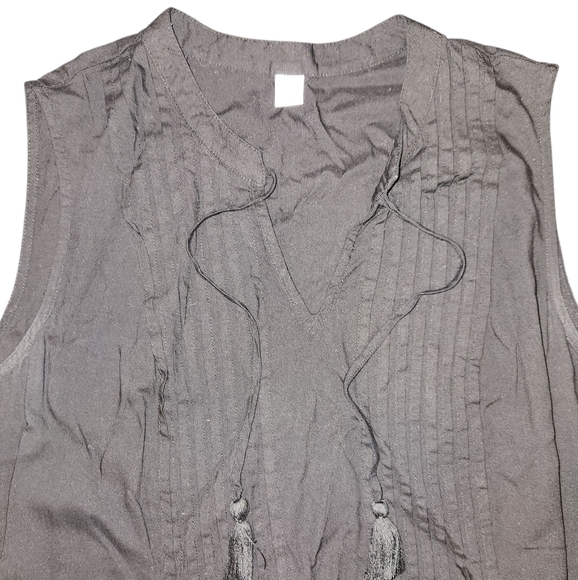 Old Navy Size XL Sleeveless Black Dress Boho - Picture 3 of 10